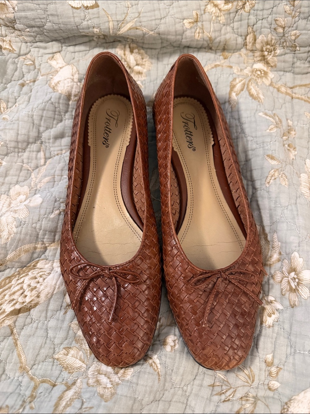Trotter Gillian Leather Ballet Flats